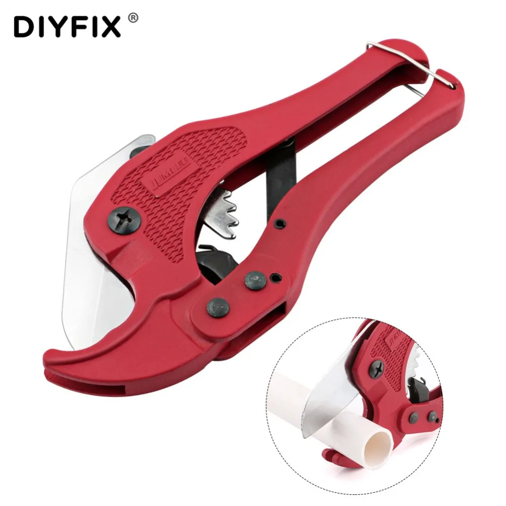 

DIYFIX 3-40mm PVC Pipe Cutter Shears SK-5 Ratchet Scissors Tube Cutter PVC/PU/PP/PE Hose Cutting Hand Tools