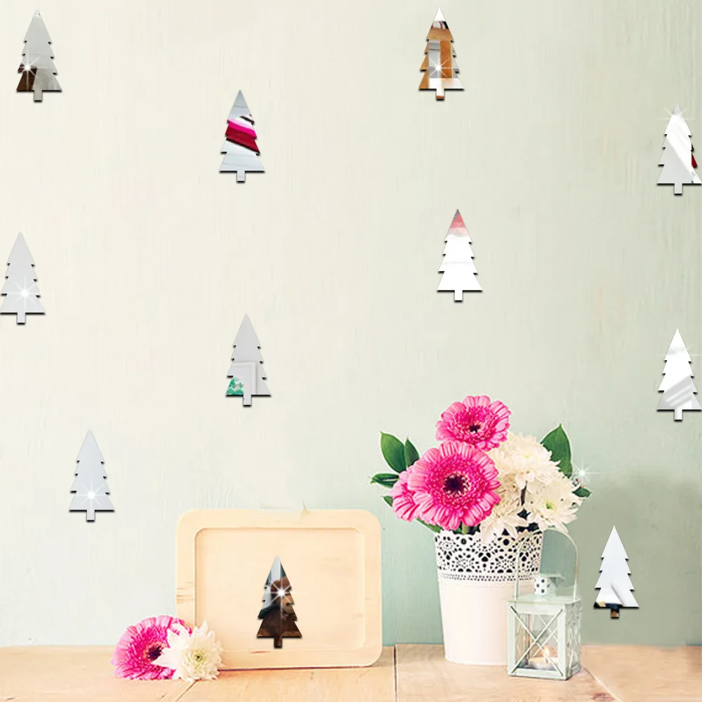 Funlife Creative Removable Children Room Decorative Wall Stickers Pine Tree Christmas Tree Forest Decoration MM024