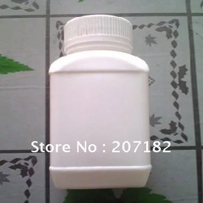 (100sets/lot) 300ml PE square bottle,powder bottle,plastic bottle,PE bottle