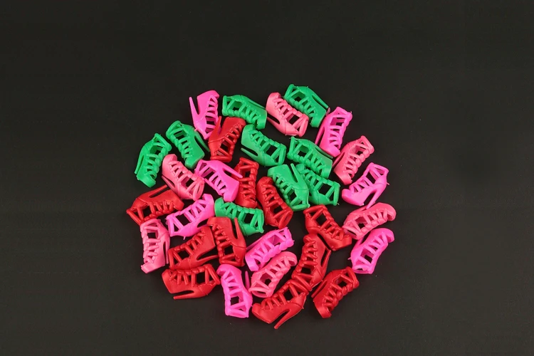 RUHERW 10 paar/partij Nieuwe Rode Hoge kwaliteit Schoenen voor 30 cm vrouwelijke pop Mode 1/6 Pop accessoires 7 stijl voor u kiest