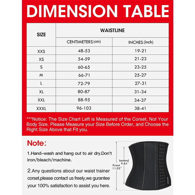 BurVogue Latex Waist Trainer Corset for Women Slimming Body Shaper Fitness  Waist Cinchers Tummy Shapewear Underbust Binders