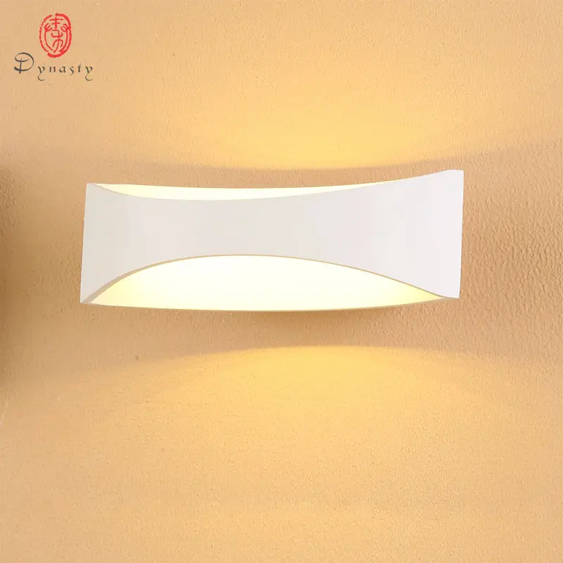 Dynasty Aluminum LED Wall Lamp Modern Decoration Wall Light AC85V-265V Special Fixture Foyer Corridor Dinning Room Study Canteen