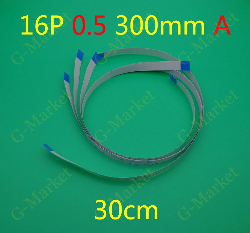 

2-100pcs FFC FPC flat flexible cable 0.5mm pitch 16 pin 16PIN Forward Length 300mm Width 8.5mm Ribbon Flex Cable