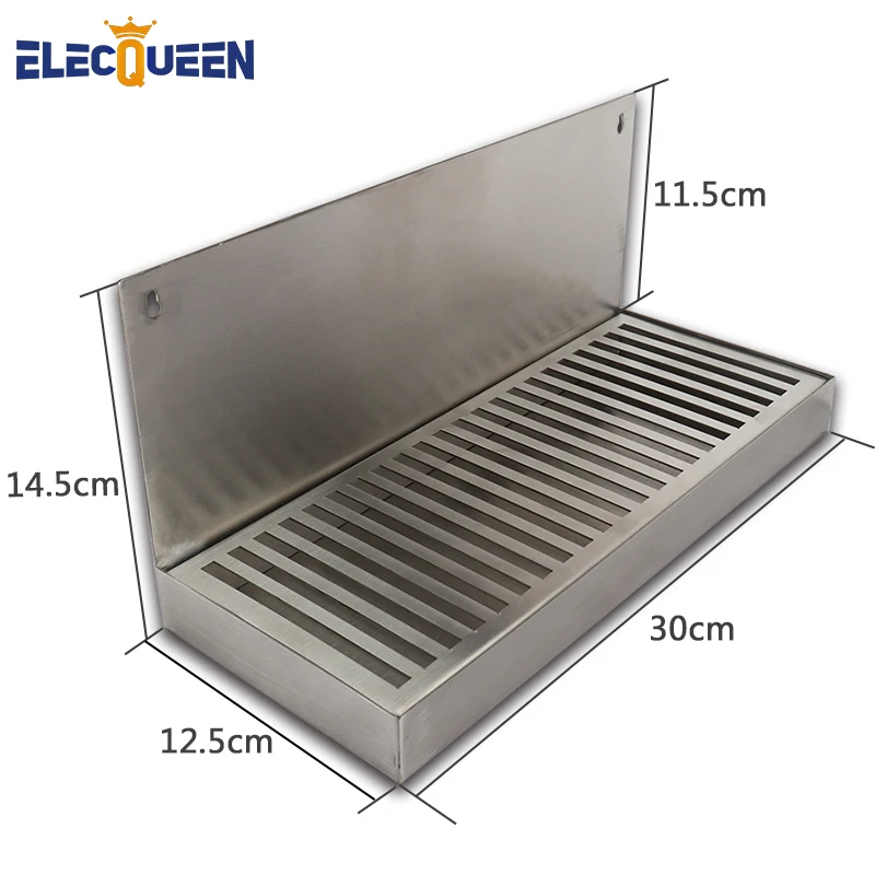 Beer Dripping Tray Cut-Out Surface Mount Stainless Steel Drip Tray No Drain Kegging Equipment Bar Accessories 2019 New arrival