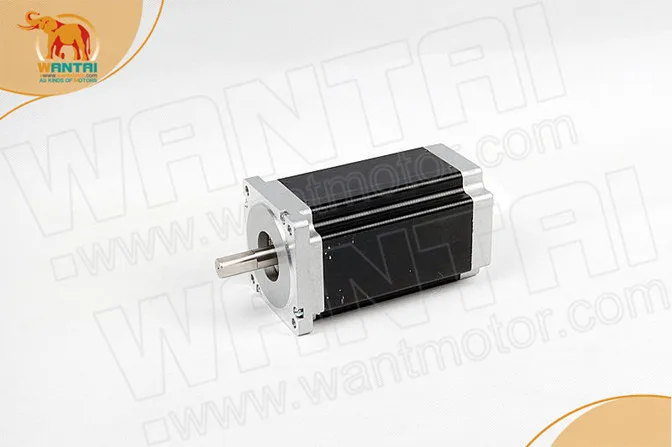 Top Quality! CNC Wantai 3PCS Nema34 Stepper Motor 85BYGH450C-060 1600oz-in 151mm 6A Dual Flat Shaft  Milling Cutting Machine