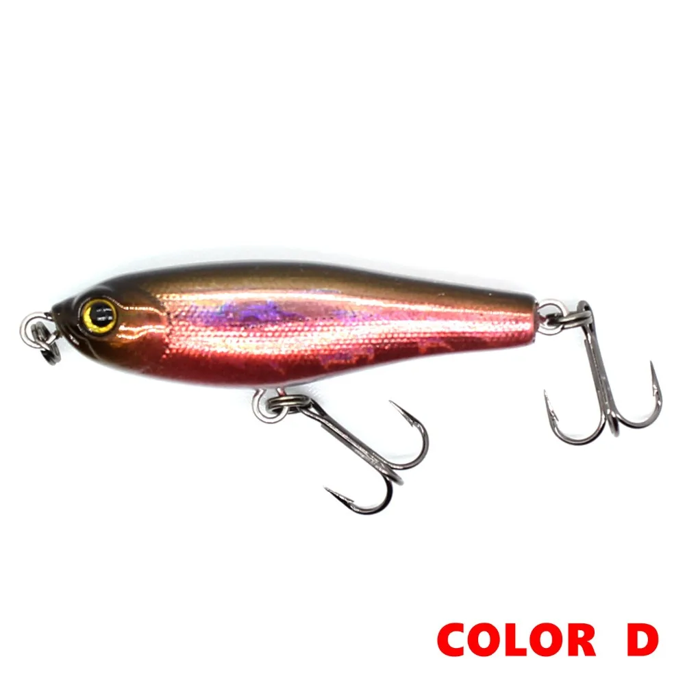 AOCLU sinkender kleiner winziger Stab, 38 mm, 2,8 g, harter Köder, Bleistift-Wobbler-Köder, Schwimmen wie verletzter, sterbender Fisch, VMC-Haken, solider Körper – Detail 8