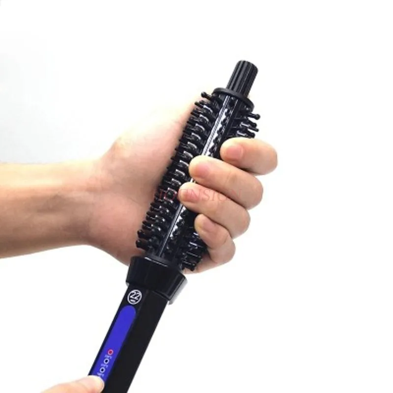 Anti-scalding Ceramic Electric Hair Comb Does Not Hurt Straight Round Bar Dual-use Men\'s Buckle Short Hair Pear Head Perm Sale