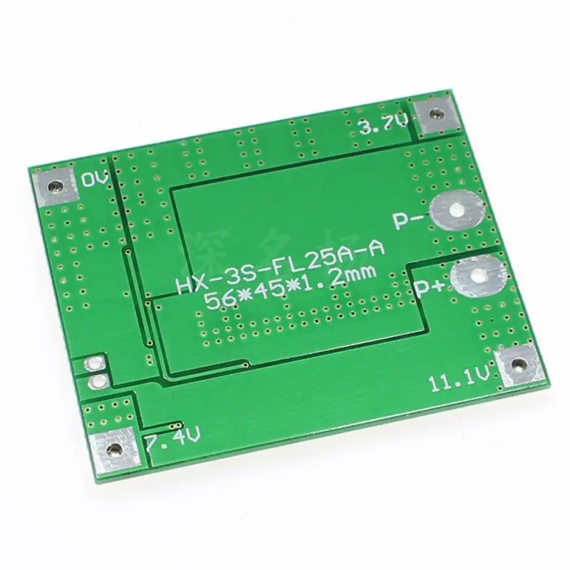 BMS 팩 PCB 보호 보드 밸런스 집적 회로 전자 모듈, 리튬 이온 리튬 18650 배터리 액세서리, 3S 30A, 12 V
