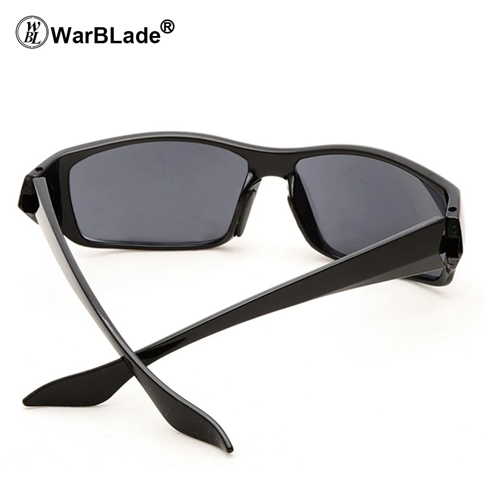 WarBLade Brand New Sport Goggles Night Vision Driving Glasses Polycarbonate Sunglasses Framework Anti Glare UV400 For Men