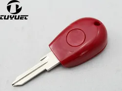 New Replacement Transponder Key Shell for Alfa Romeo 145 146 155 GTV Spider Uncut Case Fob Red Color