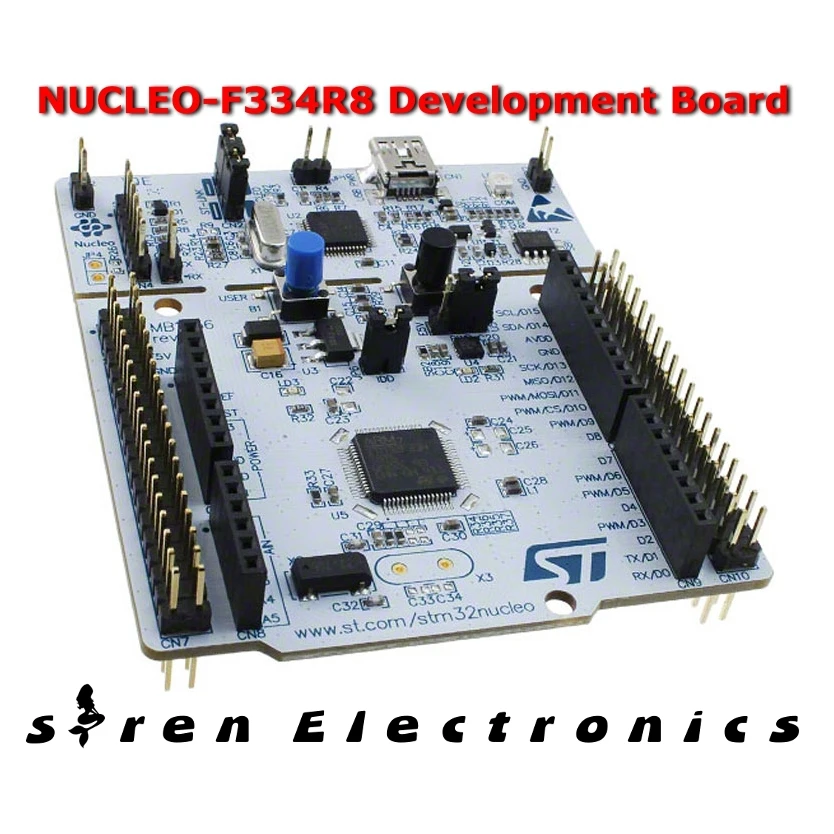 1 pcs x NUCLEO F334R8 Development Boards & Kits - ARM 16/32-BITS MICROS NUCLEO-F334R8