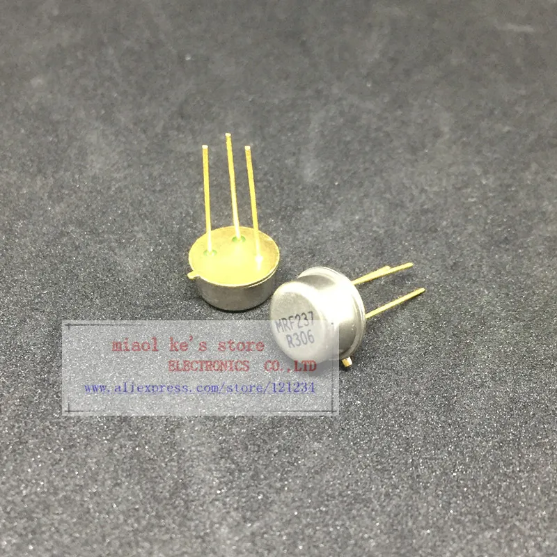 100%New original: MRF237 mrf237 [ 1.0A 18V-36V 225MHz TO-39/CAN4 ]  SILICON NPN RF POWER TRANSISTOR