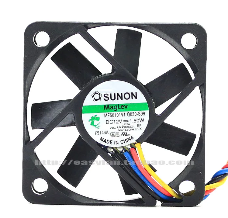 Brand new SUNON MF50101V1-Q030-S99 5010 12V 1.50W 5CM 4pin PWM ventola di raffreddamento