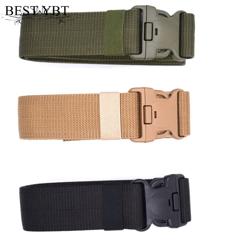 Best YBT Unisex Nylon belt Multi-functional military tactics outdoor sports fashion casual men belt Plastic insert buckle belt