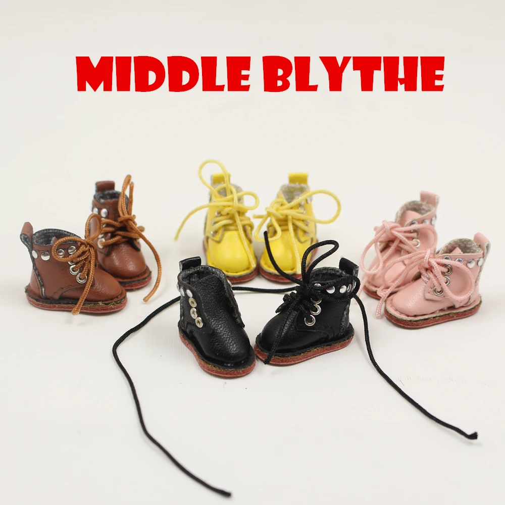 

Middie Blyth doll Leather shoes with three differents color for suitable for Middle doll Factory Blyth