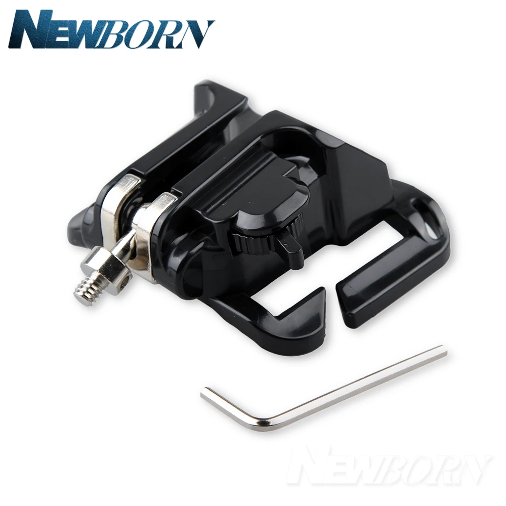 Boucle de ceinture pour caméra DSLR, sangle de montage à bouton à dégagement rapide