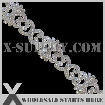 

DHL Free Shipping Crystal Applique Trim for Cake Decoration