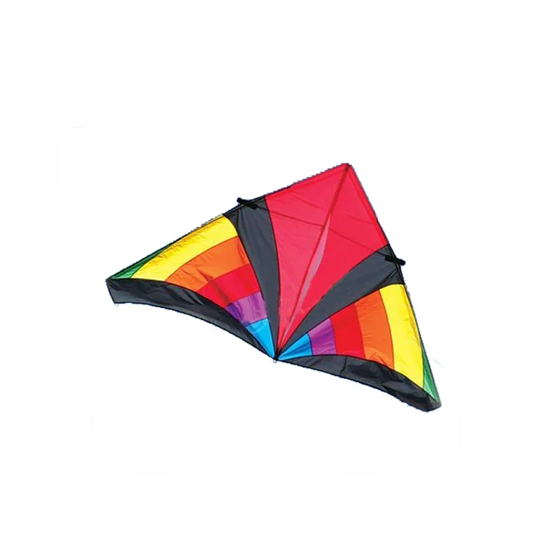 Outdoor Fun Sports 2.8m  Rainbow Delta Power Kite  With Flying Tools Good Flying