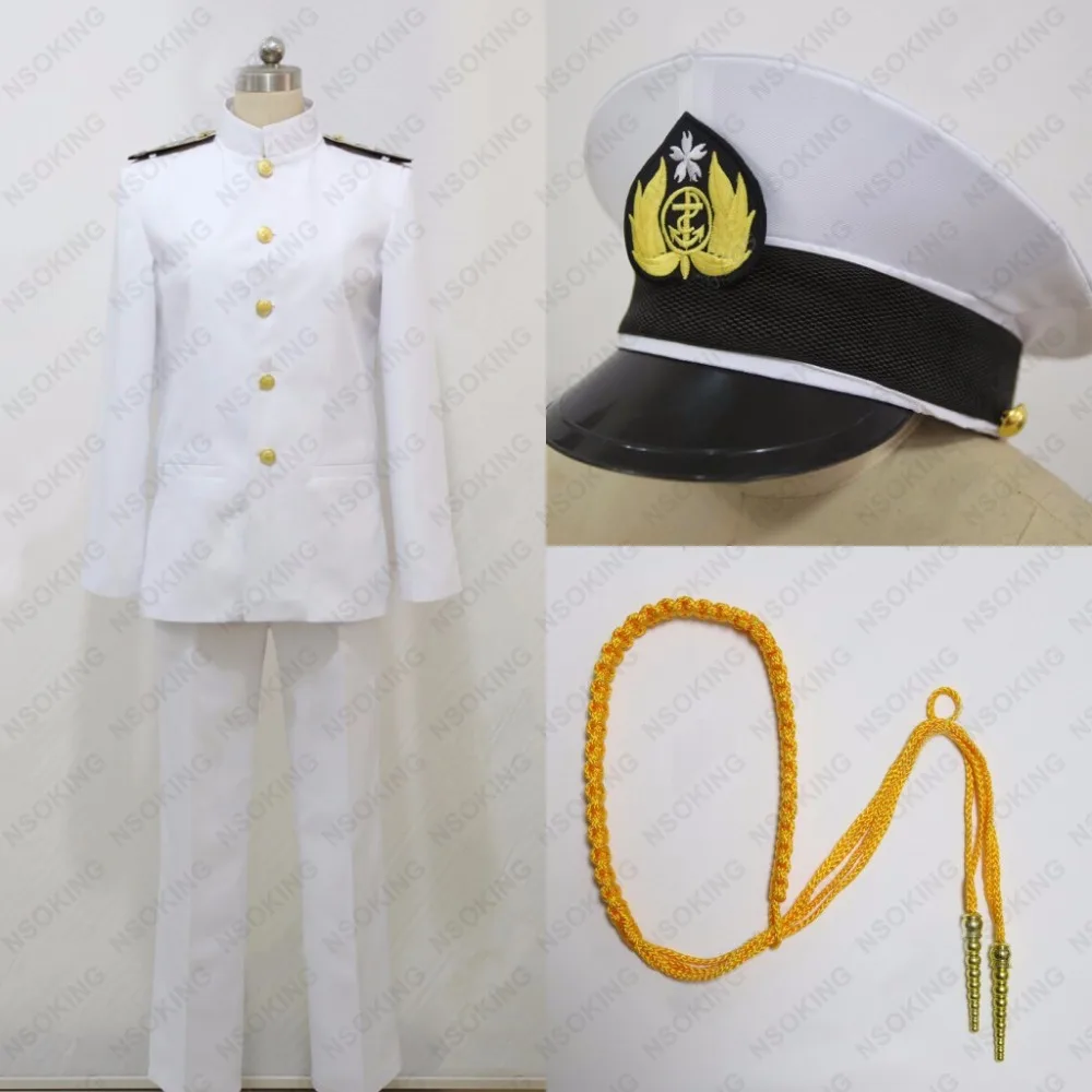 

Kantai Anime Uniform Captain General Cosplay Costumes custom made