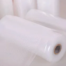 1 Roll Embossed Nylon Plastic Sleeve Bag Retail Heat Seal Vacuum Packaging Food Saving Storage Poly Bag For Meat Beef Freeze Bag