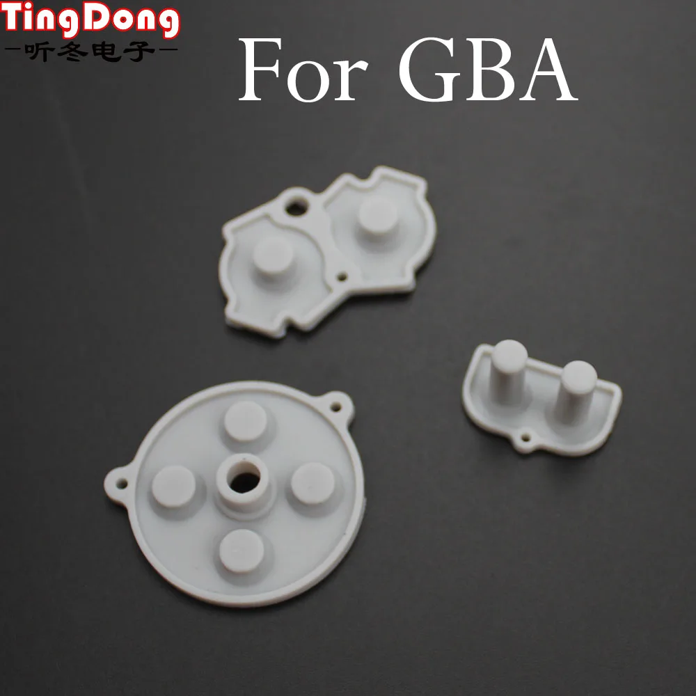 TingDong Rubber Conductive Buttons A-B D-pad for Game Boy Classic GB GBA GBC GBP GBA SP Silicone Start Select Keypad