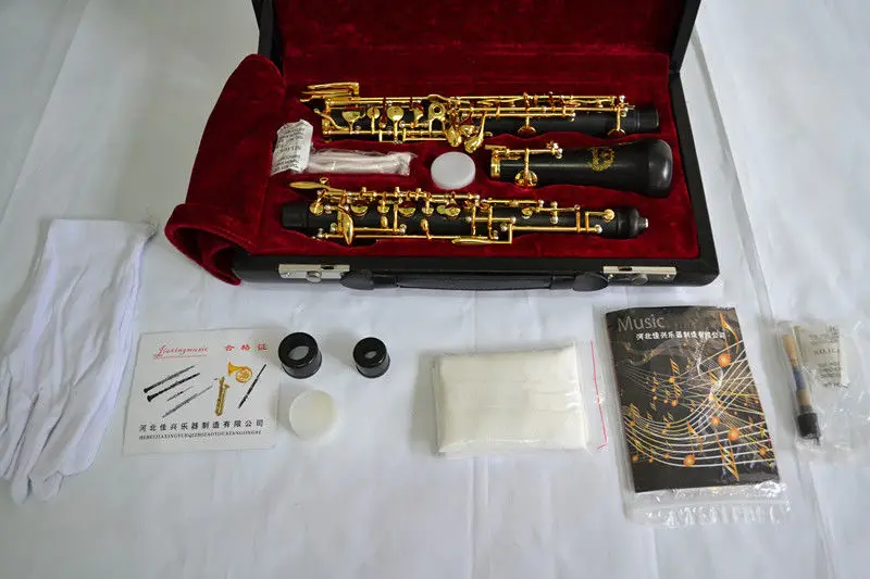 

professional gold-plating keys ebony concert semiautomatic oboe C key