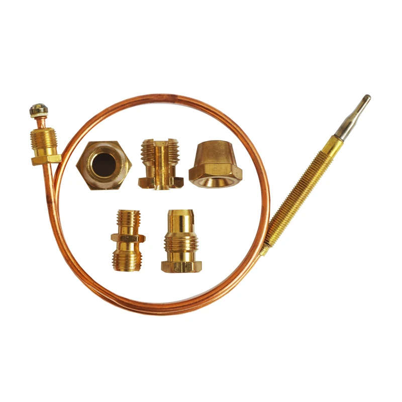 MENSI Gas Boiler Replacement Parts Universale Thermocouple With Five Adapters Flame Safety Sensor 5PCS/lot