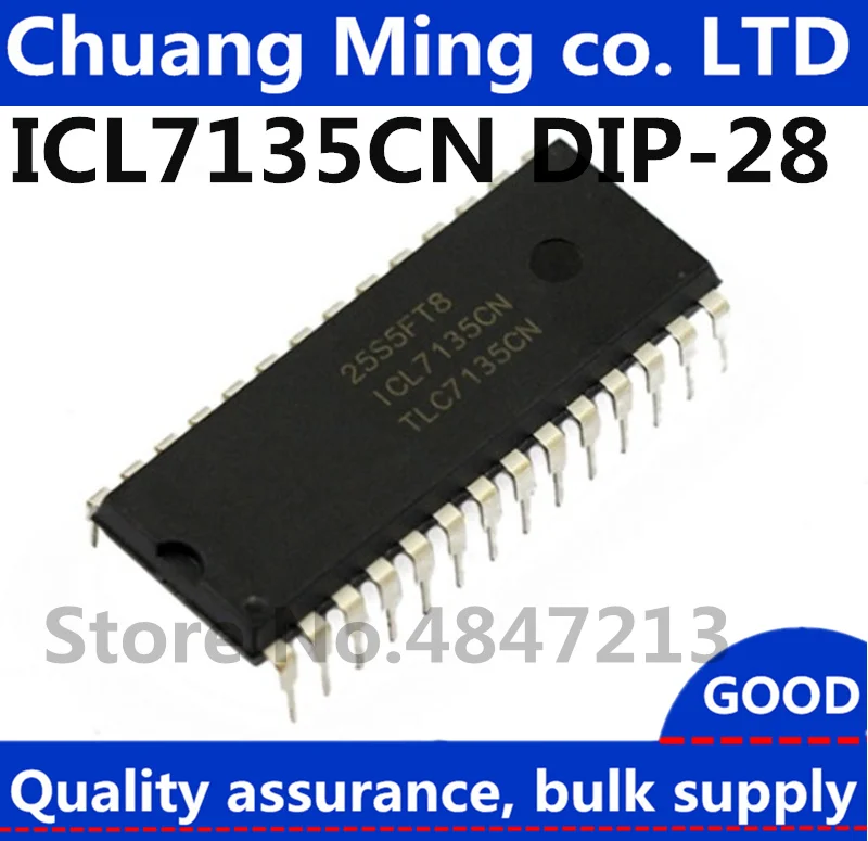 Free Shipping 20pcs/lots TICL7135CN TLC7135CN ICL7135 TLC7135 DIP-28 In Stock