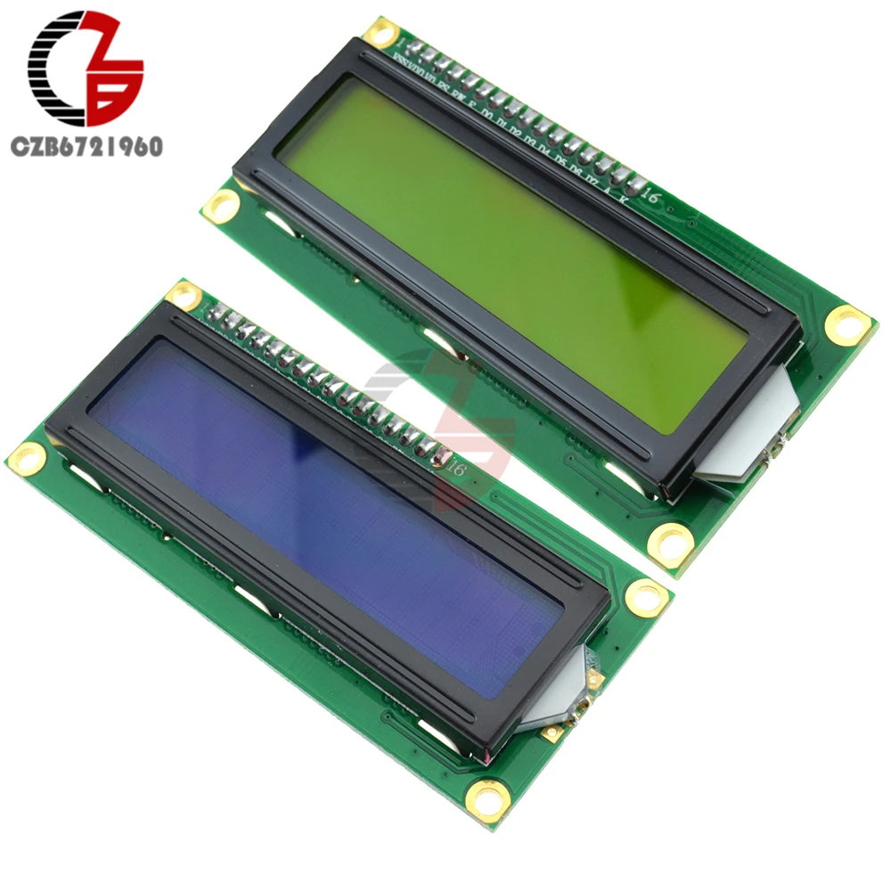 1602 IIC I2C TWI SPI Serial Interface 1602 16X2 Character LCD Backlight Module Blue Yellow LCD Display DC 5V for Arduino