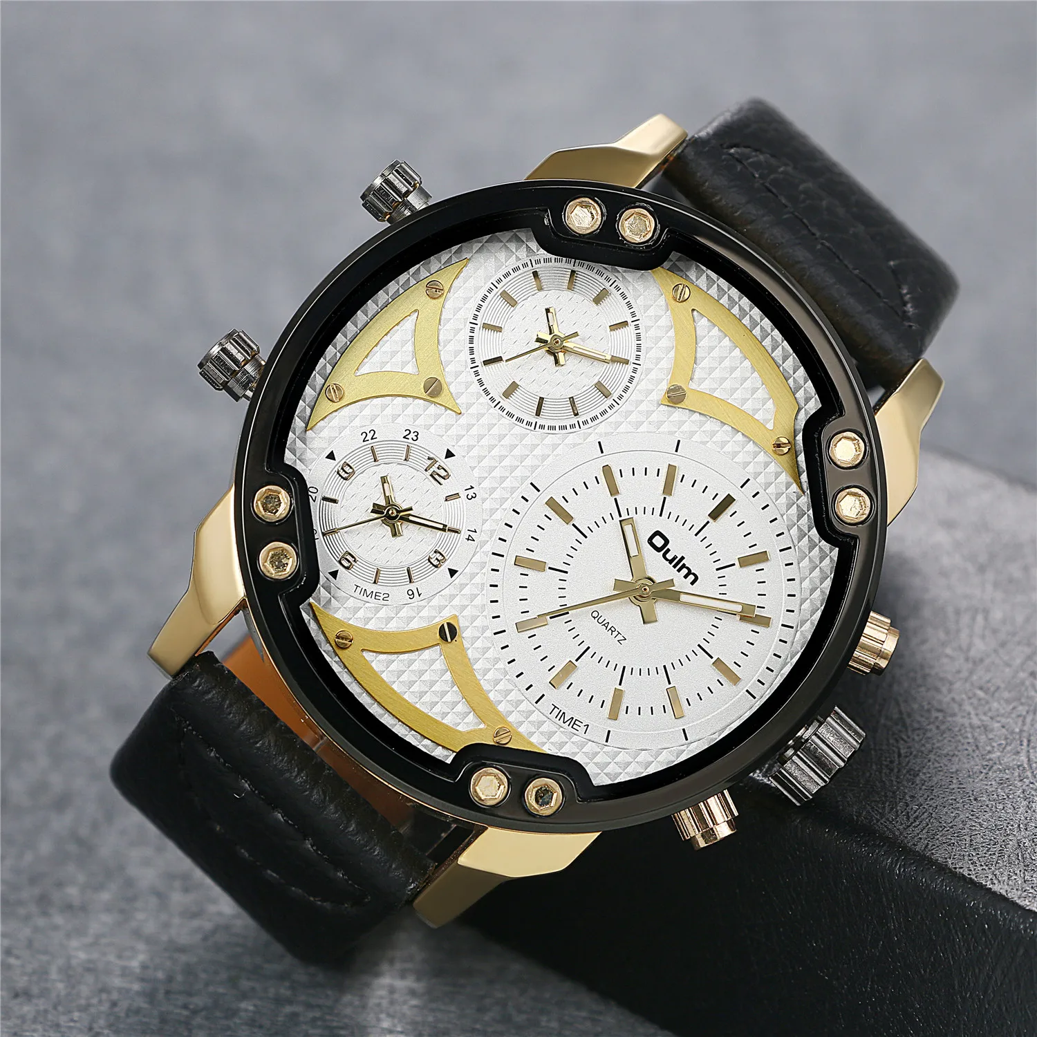 LANCARDO New Trendy & Fashion Men's Wrist Watches Alloy Relogio Masculino Leather Strap Watch Casual Montre Homme