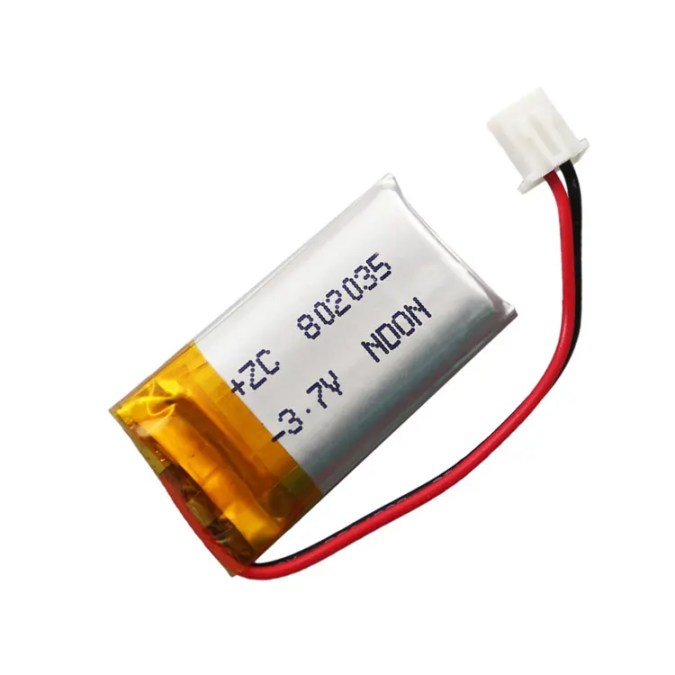 W rdzeniu 800mAh 802035 punktowy długopis czytający głośnik Bluetooth szkolny papier 3.7V polimerowa bateria 702035 akumulator litowo-jonowy