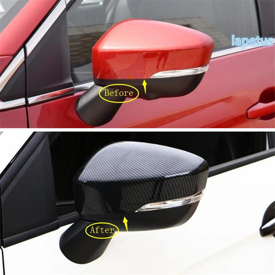 Chrome Car Door Wing Rearview Mirror Case Decoration Cover Trim 2PCS Fit For Mitsubishi Eclipse Cross 2018 - 2022 Exterior Parts