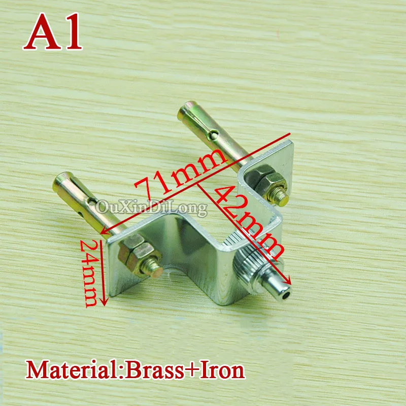 100PCS Brass Wire Rope Fixed Codes Display Billboard Hanger Adjustable Hanging Codes Connectors Clips Clamps Furniture Fittings