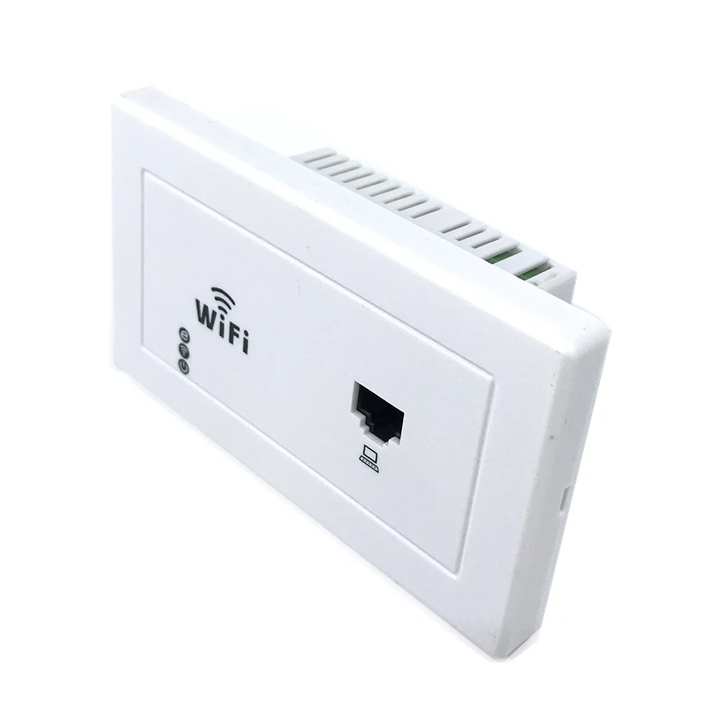 ANDDEAR White Wireless WiFi in Wall AP High Quality Hotel Rooms Wi-Fi Cover Mini Wall-mount AP Router Access Point