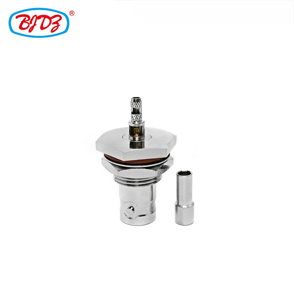 Free Shipping 5pcs BNC Female/Jack Straight Waterproof Bulkhead RF Coaxial Connector for RG174 RG316 LMR100 Cable