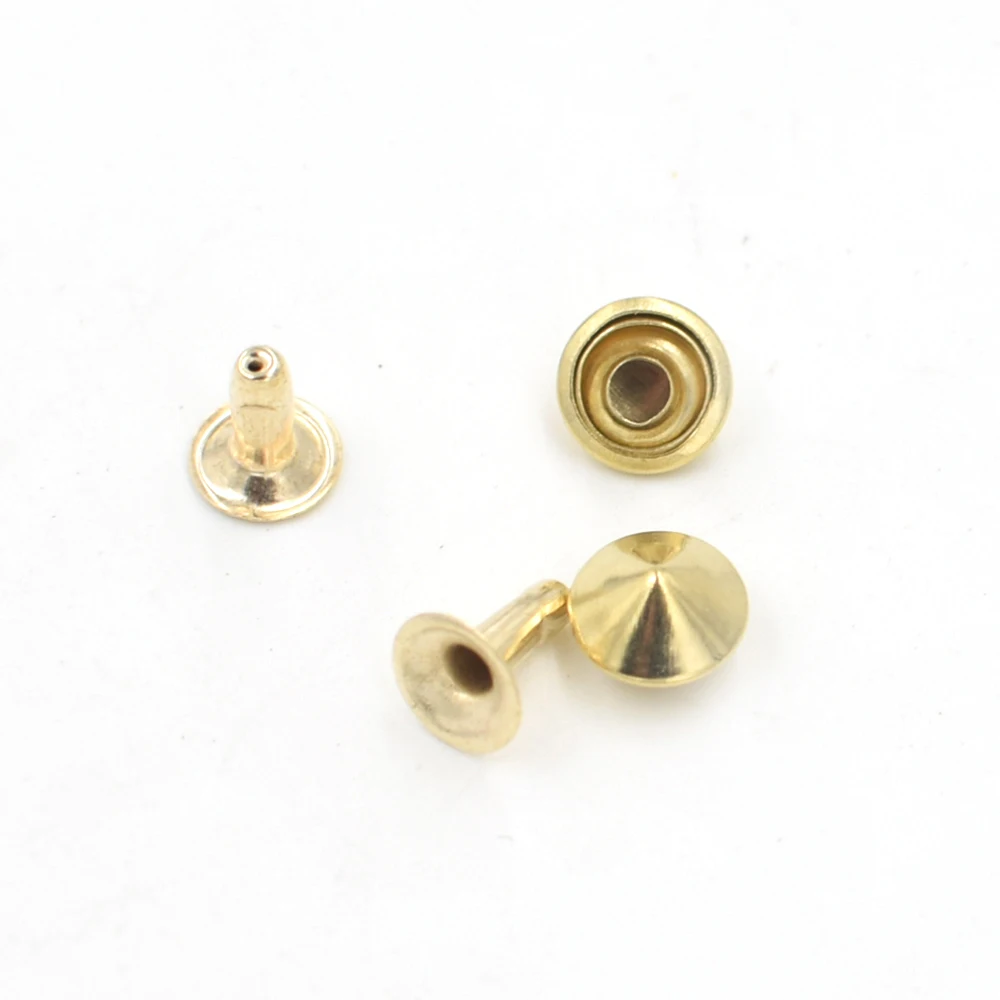 

200 Sets Metal 8 MM Rivets Plane Crashed Sewing / Bags / Shoes Accessories Button Buckle Snaps