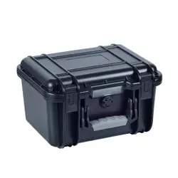 hardware tool packing suitcase instrument and meter equipment big black box Plastic case