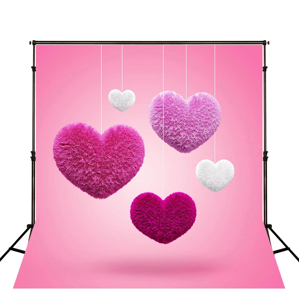 

VinylBDS 200x300cm (6.5x10ft) Wedding Photography Background Love Fresh Photographic Background Valentine Day Studio Backdrop