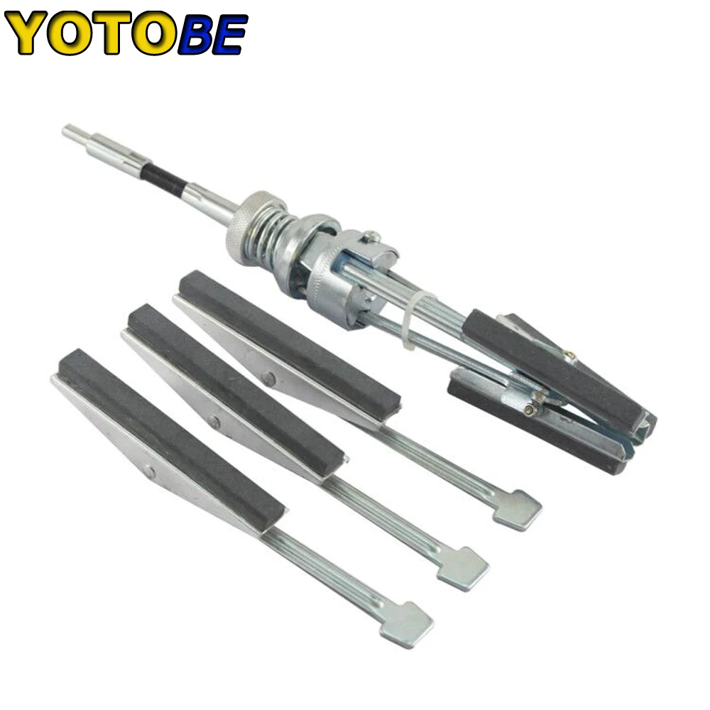 

2 in 1 Exchangeable Engine Tool Brake Piston Cylinder Hone Tool Set With Flexible Shaft Range 51-177mm