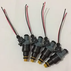 4pcs High performance 1600CC CNG 160lbs gas fuel injector with ev1 plugs 0280150842 0280 150 842 for mazda ford honda racing