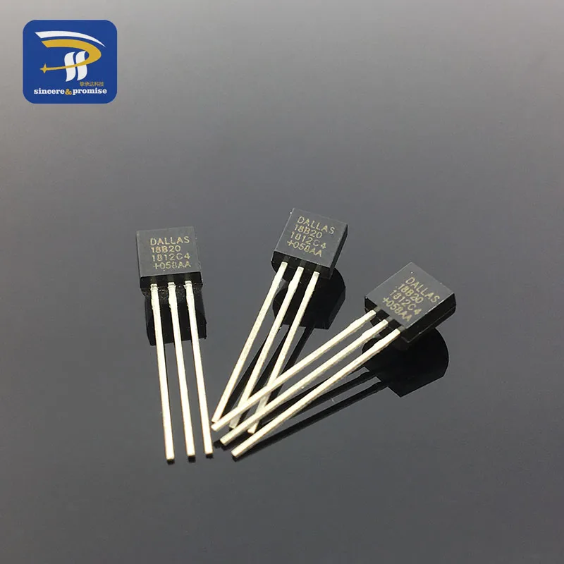 5/10/50 teile/los Sensor Elektronische Chip DS18B20 ZU-92 18B20 Chips Temperatur Sensor IC 18b20 Diy Elektronische – Detail 5