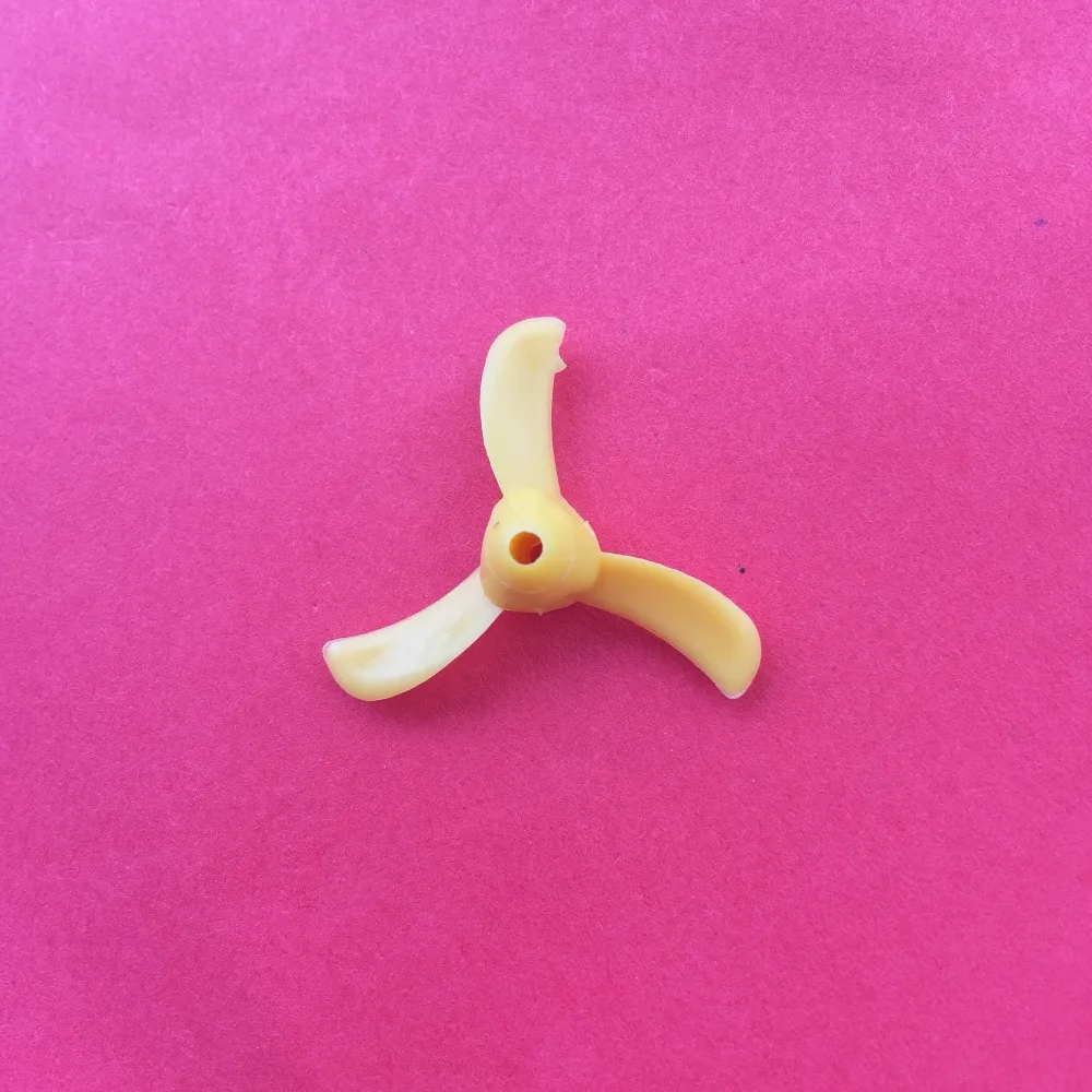 1pc J400Y Yellow ABS Plastic Positive Model Marine Propeller 2mm Motor Shaft Fit 30mm Diameter DIY Model Ship Using