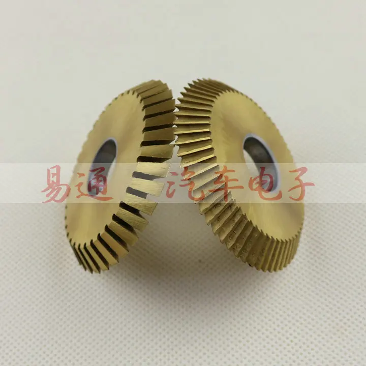 Titanium cutter HSS double angle cutter 60x16x6 36 / 60 / 90 tooth For cutting machine duplicating key