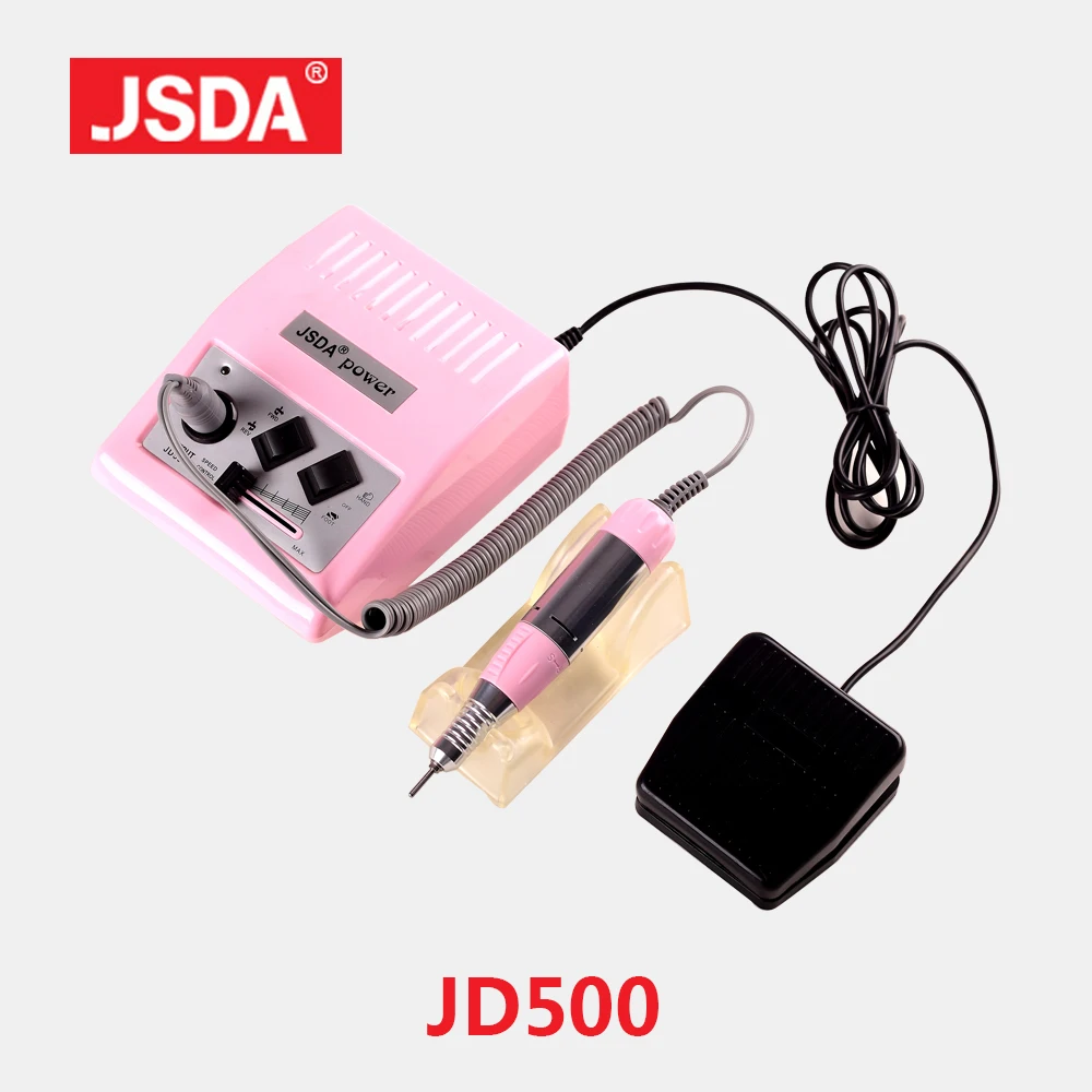 Special Counter JSDA JD500 35w Electric Nail Drills Machine professionals Manicure tools file bit Nails Art Equipment 30000rpm