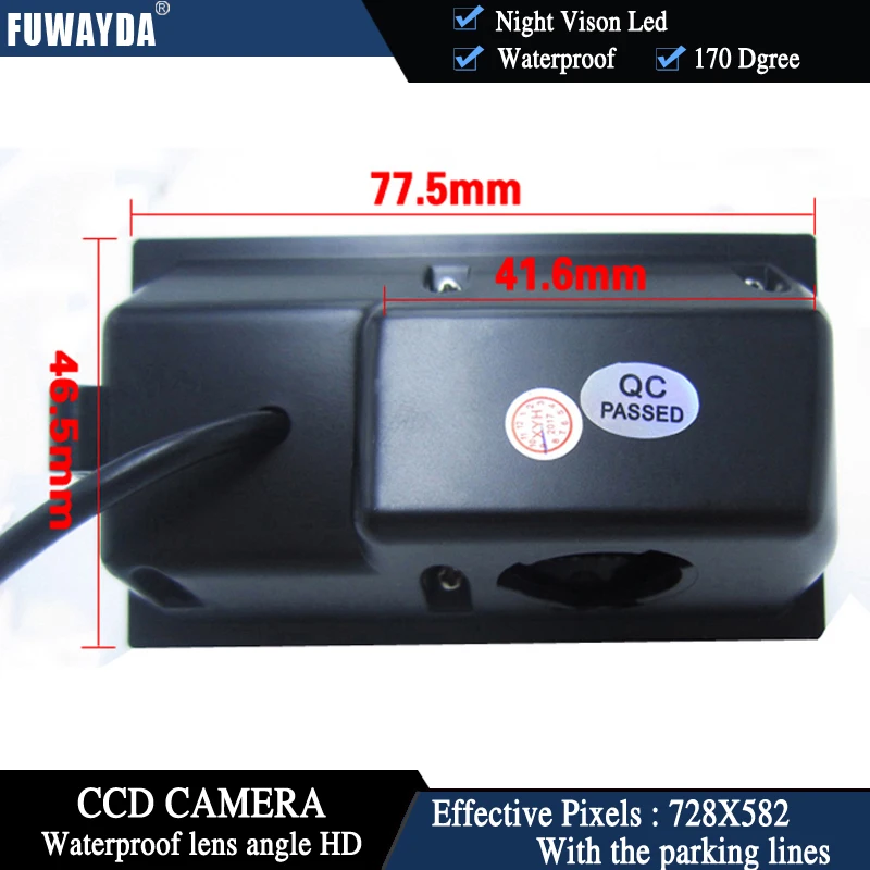 FUWAYDA CAR REAR VIEW REVERSE BACK NIGHT VISION CAMERA CCD FOR Land Rover Discovery 3 Range Rover Sport Freelander  Freelander 2