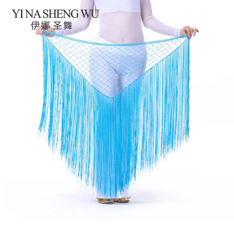 The new Argentina bandage cape style belly dance waist chain belly dance hip towel towel 13 color mermaid buttocks