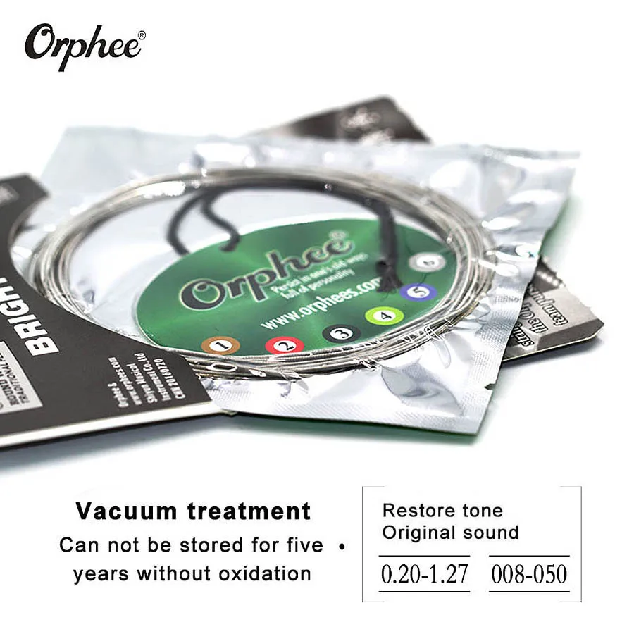 YUEKO QE27 Bright Tone Nickel alloy Guitar String Electric Guitar Strings Guitar Accessories Guitar part Guitarra string