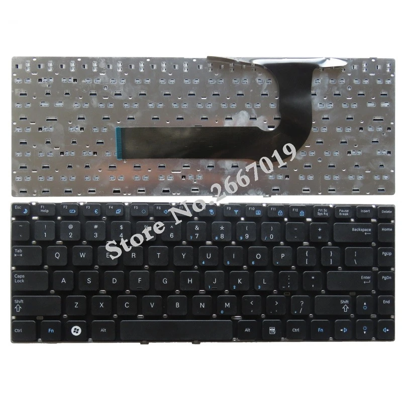 Teclado para portátil SAMSUNG RV411, RC410, RV415, RC420, RV420, RV409, E3420, negro, nuevo en inglés