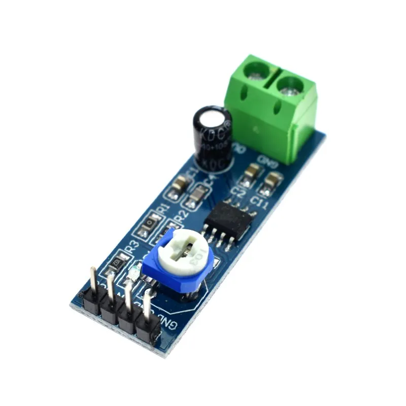 LM386 audio power amplifier module 200 times gain amplifier board mono power amplifier 5V-12V Input