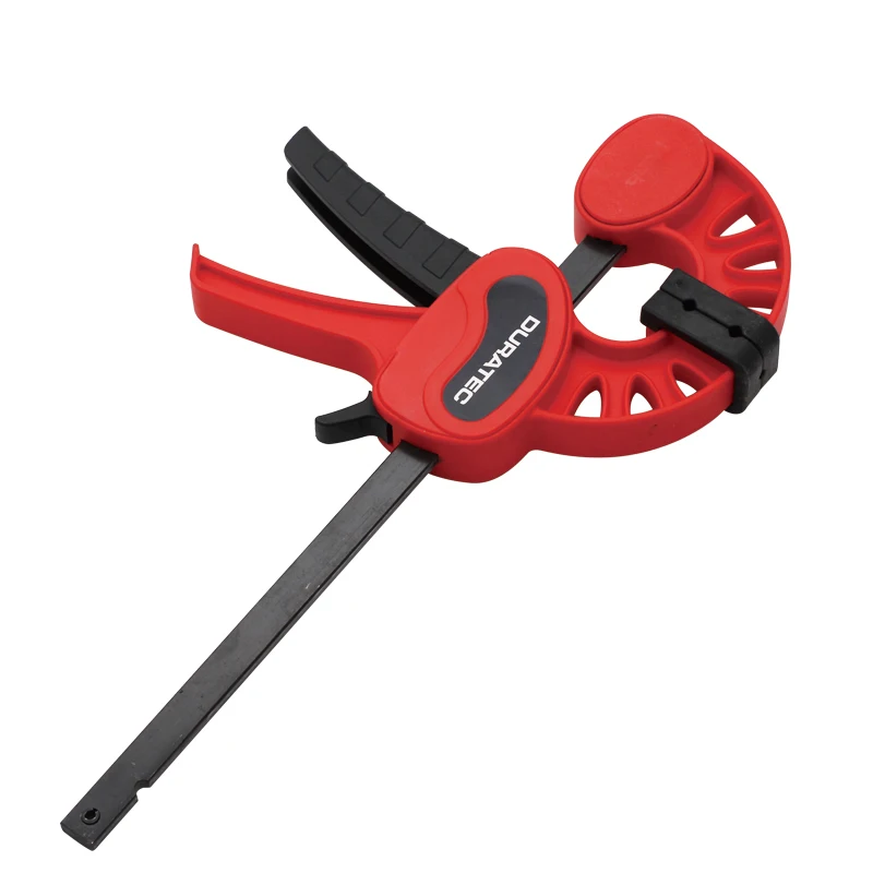 DURATEC New F style bar clamp wood working tools quick grip F clamp 4/6/12/18/24 inch plastic carpentry clamps quick release